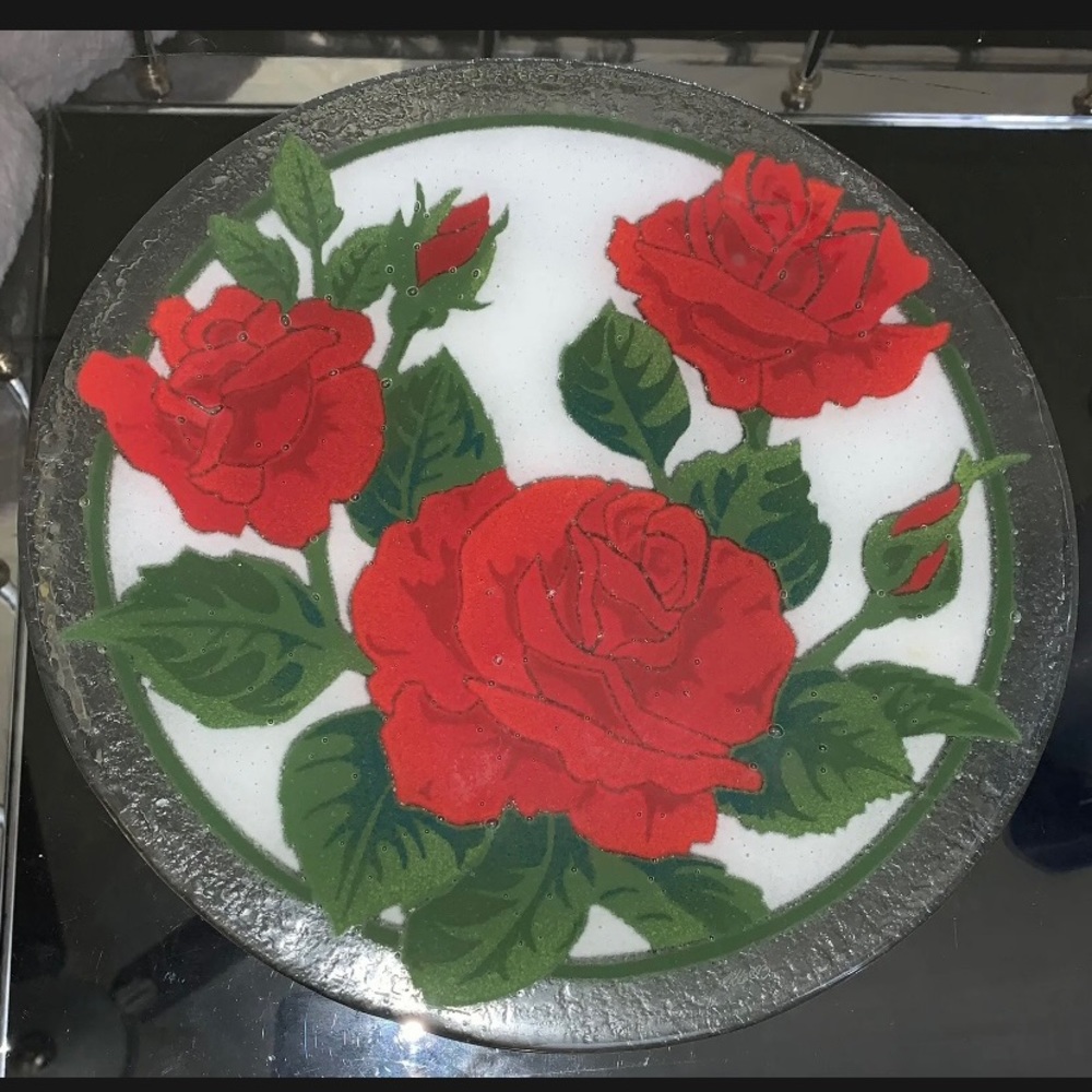 Peggy Karr Fused Glass Plate